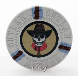 13g Outlaw Clay Poker Chips Set 500 Piece Multicolor