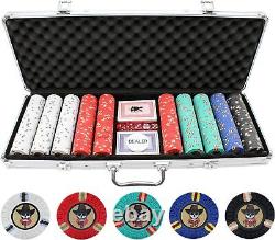 13g Outlaw Clay Poker Chips Set 500 Piece Set