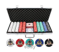 13g Outlaw Clay Poker Chips Set 500 Piece Set