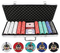 13g Outlaw Clay Poker Chips Set 500 Piece Set