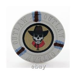 13g Outlaw Clay Poker Chips Set 500 Piece Set