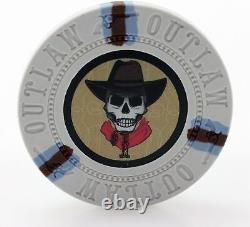 13g Outlaw Clay Poker Chips Set 500 Piece Set