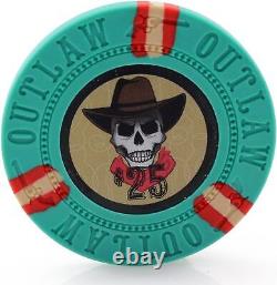 13g Outlaw Clay Poker Chips Set 500 Piece Set