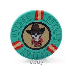 13g Outlaw Clay Poker Chips Set 500 Piece Set