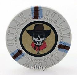 13g Outlaw Clay Poker Chips Set 500 Piece Set Aluminum Carrying Case Adult New