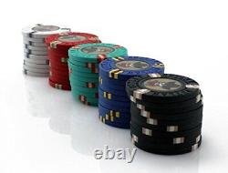 13g Outlaw Clay Poker Chips Set 500 Piece Set Aluminum Carrying Case Adult New