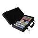 14 Gram 300 Count Poker Set, 14G Clay Composite Chips with Aluminum Case, Two