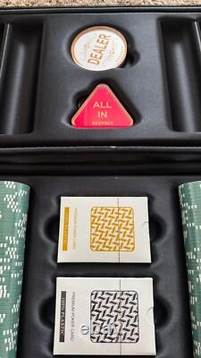 14 Gram Clay Game Poker Chips Set for Texas Hold'Em, 500Pcs, Blank Chips