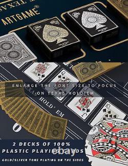 14 Gram Clay Poker Chip Set, 500 Pcs Casino Style Chips