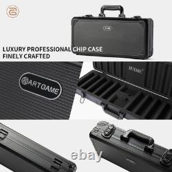 14 Gram Clay Poker Chip Set for Texas Hold'Em, 500Pcs Casino Style Chips, with K