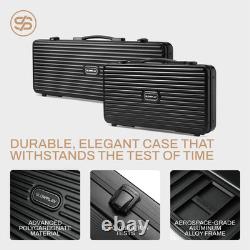 14G Clay Poker Chips Set for Texas Hold'Em, 500 PCS, with Numbered Values, Art D