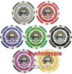 1500 King Suite Clay Composite 11.5g Gram Stanadard Casino Weight Poker Chips