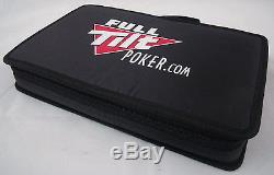 152 Piece Poker Chip Set with Travel Case 2 Packs of Cards by Full Tilt New Sealed