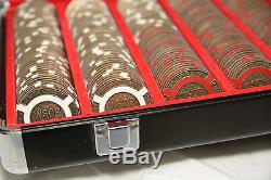 18 gram 2005 Brass WSOP Poker chip set 500 piece These chips sell for $2 each