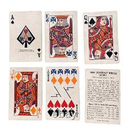 1932 Poker Chip Set Bakelite Caddy and Chips 2 Full Sets Of Original Cards