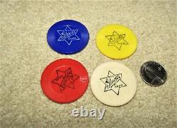 1940's GLUEK'S beer poker chip set and carousal (125+ chips) MINNESOTA