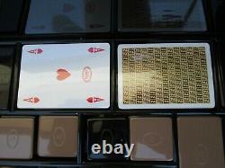 1970 Fendi Set Fiches Dadi Carte Poker Bridge Lusso Dices Chips Cards Lux Vintag