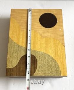 1990s Vintage Poker Gaming Set 50 100 1000 5000 LIRE Chips Handmade Wood Box