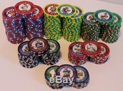 1997 NFL Football Chip Shots Poker Chips Set Lot of 164 Player Chips