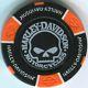 2 colors HARLEY DAVIDSON WILLIE G poker chip samples set 222