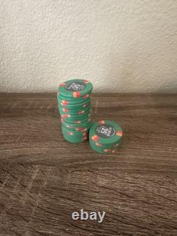 200 Ceramic Poker Chip Set Comes With 2 Rack Storage