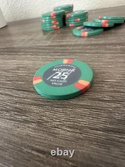 200 Ceramic Poker Chip Set Comes With 2 Rack Storage