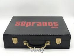 2006 Sopranos Promotional Bada Bing Collectors Poker Chip Set & Case + Cards