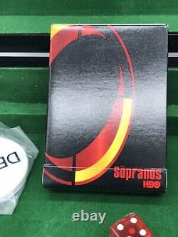 2006 Sopranos Promotional Bada Bing Collectors Poker Chip Set & Case + Cards