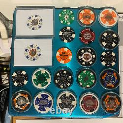 21 Harley Davidson Poker Chips Dealer Meetings Dealerships Museum Great Set