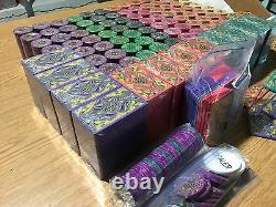 2200+ Pcs A 1 of a Kind Set Poker Chips & Plaques RARE New Unused