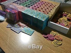 2200+ Pcs A 1 of a Kind Set Poker Chips & Plaques RARE New Unused