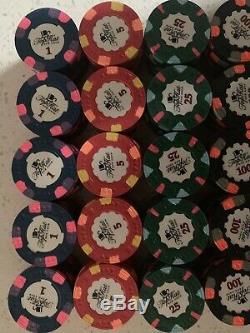 225 CHIPS Classic WTHC Top Hat and Cane Paulson Chip Set VERY HARD TO GET