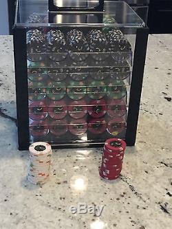 240 Authentic Paulson Clay Poker Chip Mini Set Cleveland OH Casino