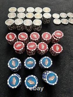 297 CASINO POKER CHIP SET/WELCOME TO LAS VEGAS/QUALITY CHIPS 29/10 Then 7 Single