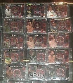 3 Complete 2010 Topps UFC poker Chip Set/lot