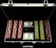300 Authentic Paulson Dunes Uncirculated Casino Poker Chip Set withCase