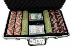 300 Authentic Paulson Dunes Uncirculated Casino Poker Chip Set withCase