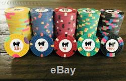 300 CPC/ASM Custom Rounders Clay Poker Chip Set