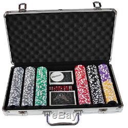 300 Casino Table Hi Roller Poker Chips Set