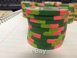 300 Chip Paulson Pharaoh Poker Chip Set Top Hat And Cane Non Denominational