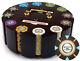 300 Count Claysmith'The Mint' Poker Chips Set in Round Carousel Case