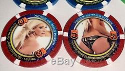 300 Paulson HEADS OR TAILS Sexy Limited Edition Poker/Casino Chip Set RARE/HTF
