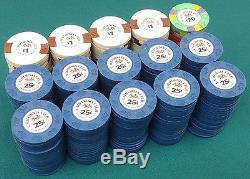 300 Piece Asm California Club Commemorative Diecar Poker Chip Set Las Vegas New