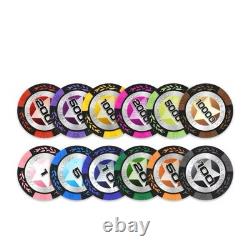 300-Piece Poker Chip Set with Aluminum Case Cards 11.5 Gram Casino Chips