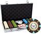 300 Piece The Mint 13.5 Gram Clay Poker Chip Set with Aluminum Case (Custom) New