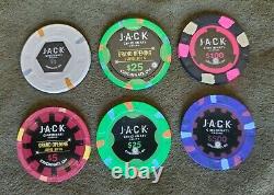 300pc. Paulson THC Jack Cincinnati Real Clay Casino Chip Set -NO RESERVE