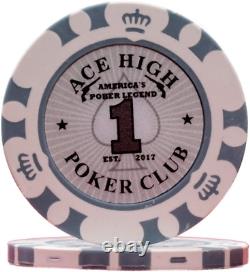 320 Piece Pro Poker Clay Poker Set 2X Plastic Cards with Cutting Cards case