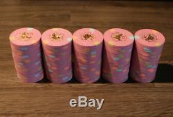 325 AVALON Poker Chips Paulson Cash Game Set RARE Casino Jeton Clay
