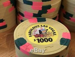 35 Fabulous Las Vegas Poker Paulson Poker Chips $1000 Excellent To Near Min