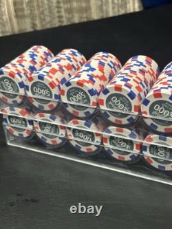 400 Ceramic Poker Chip Set Comes With Copac Cards and 20 Plaques